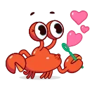 😘 emoji Grab this Crab @CenterOfSticker Telegram sticker 2 of 27