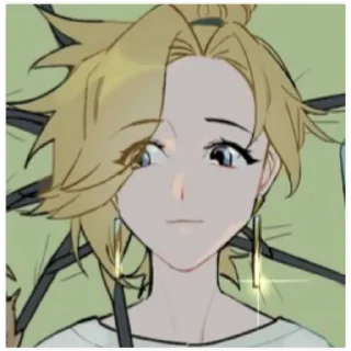 😐 emoji Mercy / Anna Ziegler Telegram sticker 18 of 45