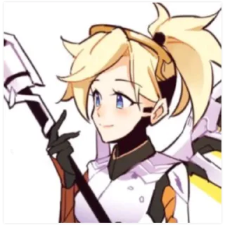 😁 emoji Mercy / Anna Ziegler Telegram sticker 13 of 45
