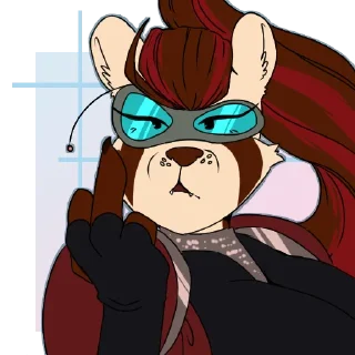 🖕 emoji Ripley Telegram sticker 5 of 8