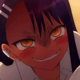 😈 emoji Ijiranaide Nagatoro-san @StickersofAnime Telegram sticker 13 of 120