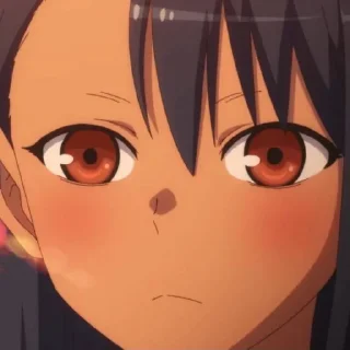 😕 emoji Ijiranaide Nagatoro-san @StickersofAnime Telegram sticker 5 of 120