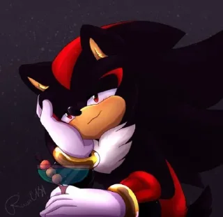 🕸️ emoji 𖤐 Shadow the Hedgehog @BarbieBoySwag Telegram sticker 19 of 120