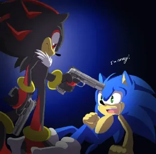 🕸️ emoji 𖤐 Shadow the Hedgehog @BarbieBoySwag Telegram sticker 18 of 120