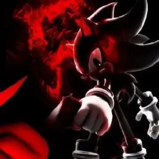 🕸️ emoji 𖤐 Shadow the Hedgehog @BarbieBoySwag Telegram sticker 21 of 120