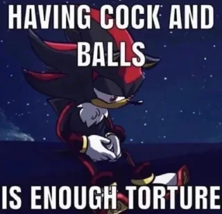 🕸️ emoji 𖤐 Shadow the Hedgehog @BarbieBoySwag Telegram sticker 8 of 120