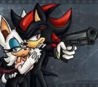 🕸️ emoji 𖤐 Shadow the Hedgehog @BarbieBoySwag Telegram sticker 10 of 120