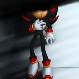 🕸️ emoji 𖤐 Shadow the Hedgehog @BarbieBoySwag Telegram sticker 6 of 120