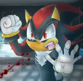 🕸️ emoji 𖤐 Shadow the Hedgehog @BarbieBoySwag Telegram sticker 17 of 120