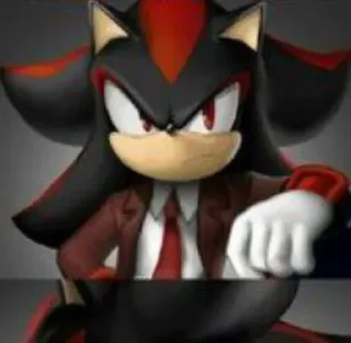 🕸️ emoji 𖤐 Shadow the Hedgehog @BarbieBoySwag Telegram sticker 20 of 120