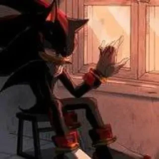 🕸️ emoji 𖤐 Shadow the Hedgehog @BarbieBoySwag Telegram sticker 13 of 120
