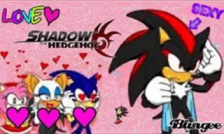 🕸️ emoji 𖤐 Shadow the Hedgehog @BarbieBoySwag Telegram sticker 5 of 120