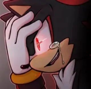 🕸️ emoji 𖤐 Shadow the Hedgehog @BarbieBoySwag Telegram sticker 16 of 120