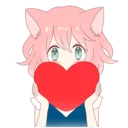 Sticker from A Cute Little Cat Girl @Nekosticker