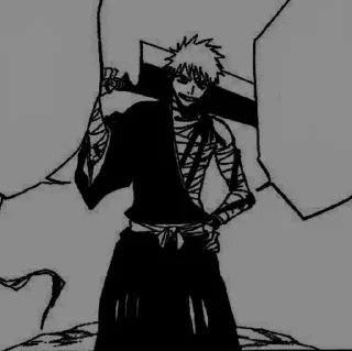 🌕 emoji ichigo kurosaki @numen_sticker Telegram sticker 9 of 120