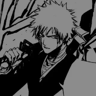 🌕 emoji ichigo kurosaki @numen_sticker Telegram sticker 12 of 120