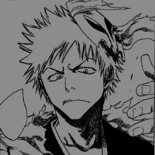 🌕 emoji ichigo kurosaki @numen_sticker Telegram sticker 3 of 120