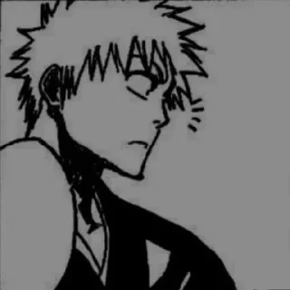 🌕 emoji ichigo kurosaki @numen_sticker Telegram sticker 19 of 120