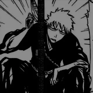 🌕 emoji ichigo kurosaki @numen_sticker Telegram sticker 24 of 120
