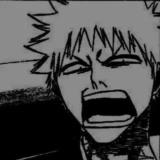 🌕 emoji ichigo kurosaki @numen_sticker Telegram sticker 10 of 120