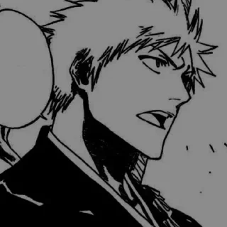🌕 emoji ichigo kurosaki @numen_sticker Telegram sticker 21 of 120