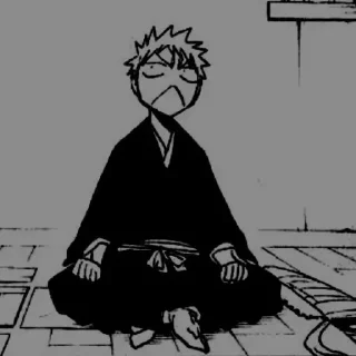 🌕 emoji ichigo kurosaki @numen_sticker Telegram sticker 7 of 120