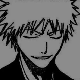 🌕 emoji ichigo kurosaki @numen_sticker Telegram sticker 18 of 120