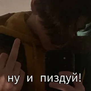 🖕 emoji ваня Telegram sticker 13 of 16