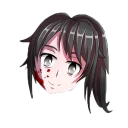 🔪 emoji Yandere-chan Telegram sticker 7 of 7