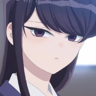 Sticker from Komi-san wa, Komyushou desu @StickersofAnime