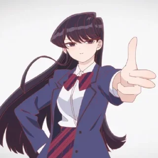 Sticker from Komi-san wa, Komyushou desu @StickersofAnime