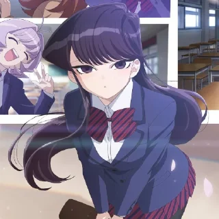 Sticker from Komi-san wa, Komyushou desu @StickersofAnime