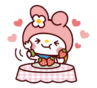 💿 emoji my melody  @tokitopack Telegram sticker 23 of 50
