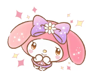 💿 emoji my melody  @tokitopack Telegram sticker 5 of 50