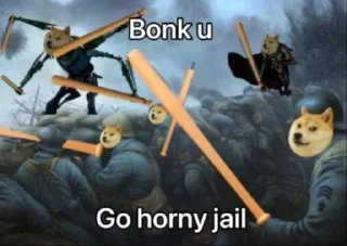 😡 emoji Bonk no horny @sorcerer_king Telegram sticker 9 of 38