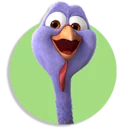 😃 emoji Free Birds Telegram sticker 13 of 23
