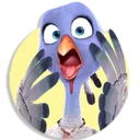😱 emoji Free Birds Telegram sticker 6 of 23