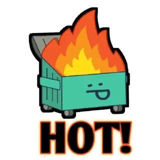 Sticker from DUMPSTER FIRE