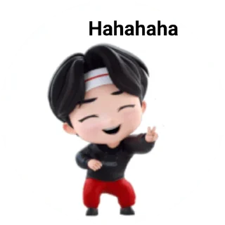 😂 emoji @WithBTS 💜 TinyTan Pack 1 Telegram sticker 6 of 25
