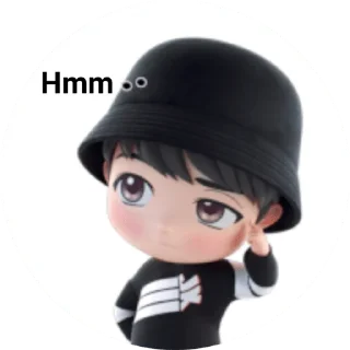 🤔 emoji @WithBTS 💜 TinyTan Pack 1 Telegram sticker 20 of 25