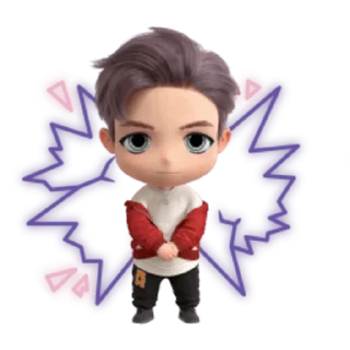 💥 emoji @WithBTS TinyTan 💜 Telegram sticker 9 of 17
