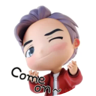 Sticker from @WithBTS 💜 TinyTan Pack 1