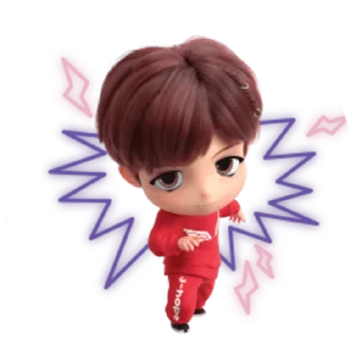 💃 emoji @WithBTS TinyTan 💜 Telegram sticker 12 of 17