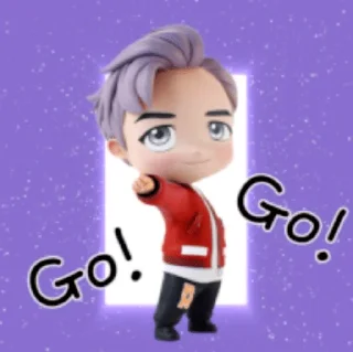 Sticker from @WithBTS 💜 TinyTan Pack 1
