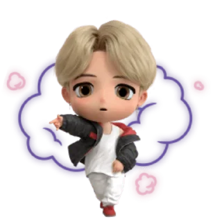 🕺 emoji @WithBTS TinyTan 💜 Telegram sticker 13 of 17