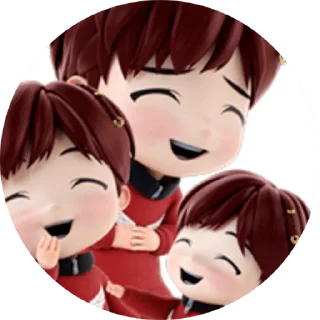 😂 emoji @WithBTS 💜 TinyTan Pack 1 Telegram sticker 12 of 25