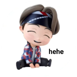 😄 emoji @WithBTS 💜 TinyTan Pack 1 Telegram sticker 16 of 25