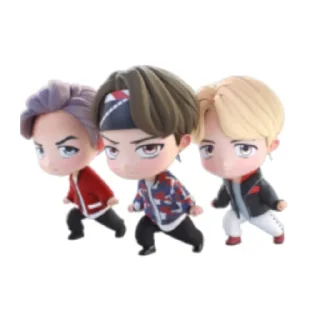 🎤 emoji @WithBTS 💜 TinyTan Pack 1 Telegram sticker 22 of 25