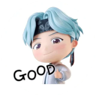 👍 emoji @WithBTS 💜 TinyTan Pack 1 Telegram sticker 7 of 25