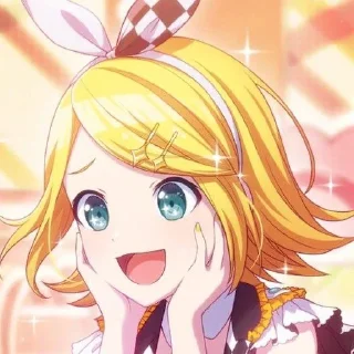 Sticker from Kagamine Rin⚡️ @selenasekaii